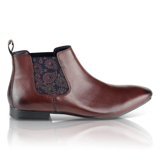 Carnaby Leather Chelsea Boot Oxblood – Silver Street London