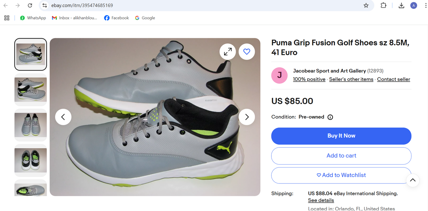 Puma Grip Fusion Golf Shoes