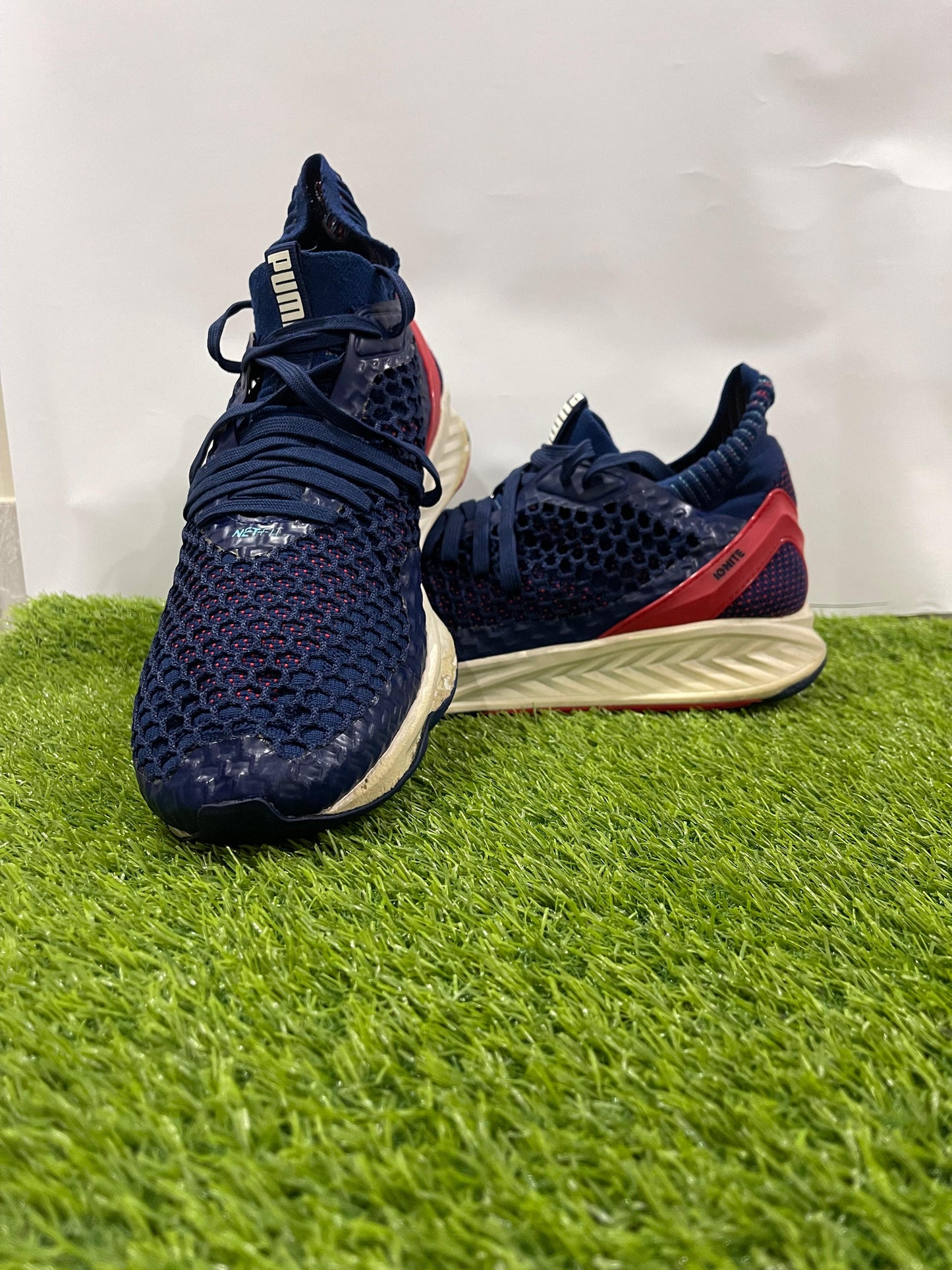 Puma Ignite Netfit Blue Sneakers